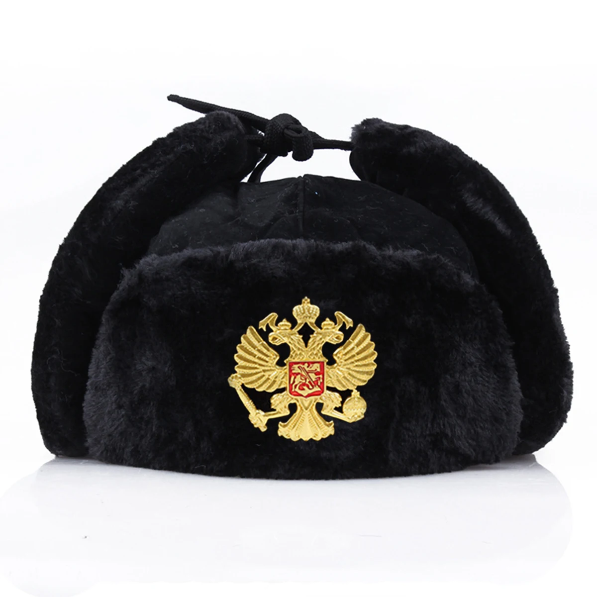 Fashion wild winter warm hat Soviet badge Lei Feng hat windproof waterproof men and women outdoor hat thick earmuffs warm hats