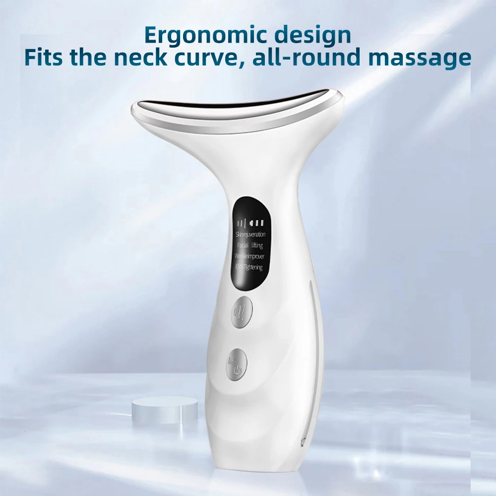 Neck Face Massage Micro-currentt Neck Face Wrinkle Removal Massager EMS Lifting and Tighten Massage Device Skin Care Tool