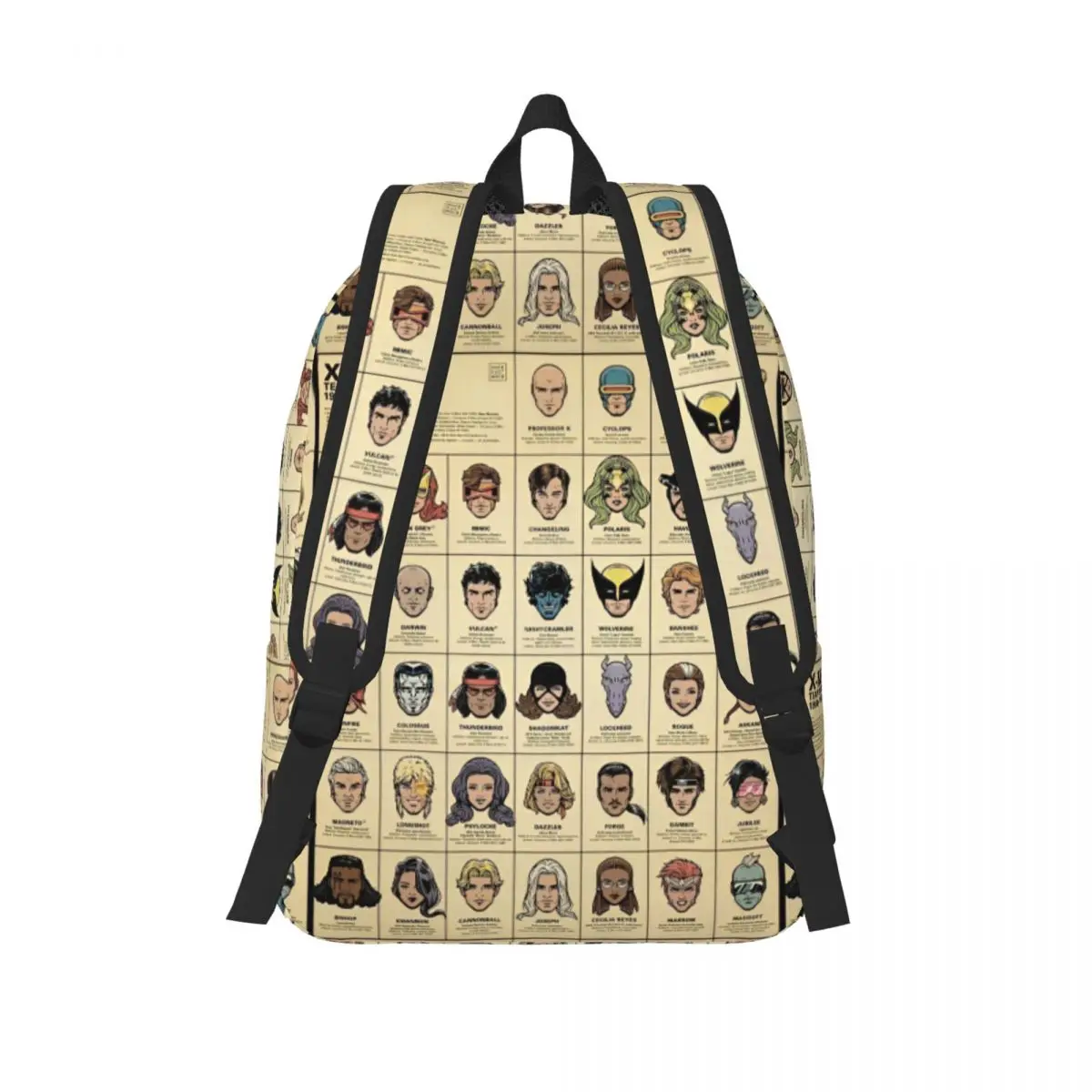 X-men wolverine equipe membros mochila das mulheres dos homens legal escola caminhadas viagem daypack 1960s-1990s comic portátil bolsa de ombro ao ar livre