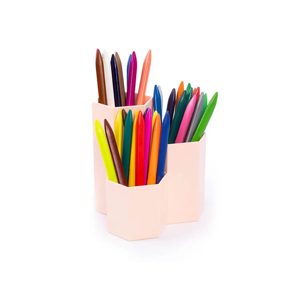 36Pcs Child Colour Pen 36 Color Crayons Creative Plastic Set for Pupil Art Craft Color Exploration Development Imagination Gift