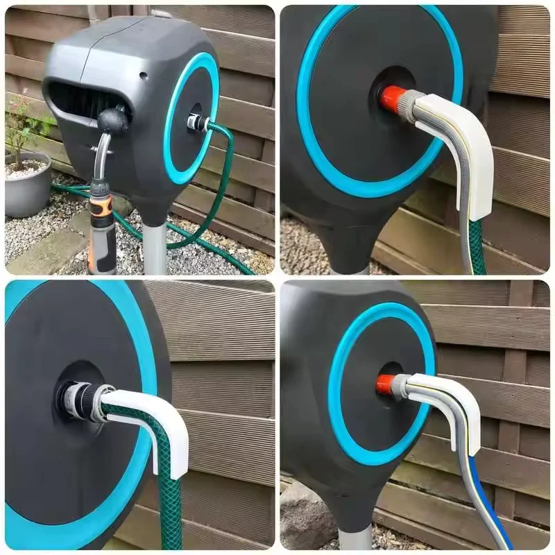 1/2 Inch Garden Hose Anti‑Twist Elbow Protector, Detachable 3D Printed Pipe Guard, Outdoor Hose Reel Replacement Accessory