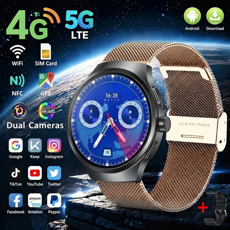 VP50 New Android 4G LTE Smartwatch 1.75