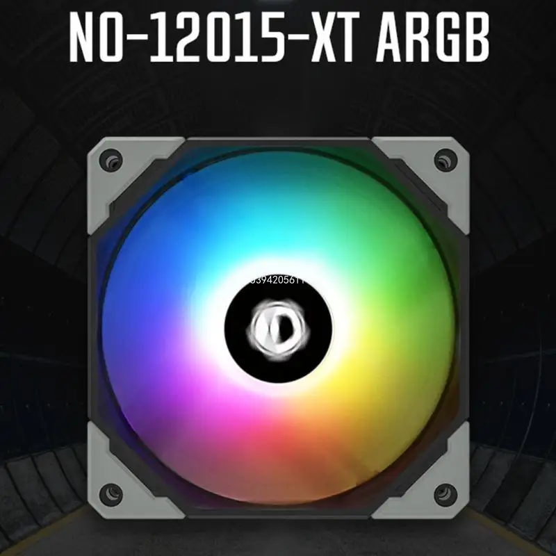 ID-COOLING NO-12015-XT-ARGB พัดลม 5V 3 PIN แอดเดรส RGB พัดลมสำหรับหม้อน้ำ Dropship