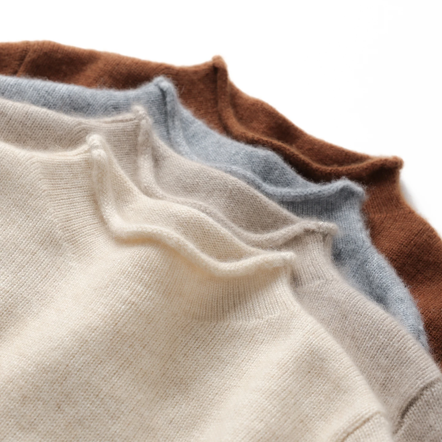 

ADDONEE Children Basic Mock Neck Pullover 100% Cashmere Sweater Autumn Winter Kid Clothes Boy Girl Soft Warm Cashmere Knitwear