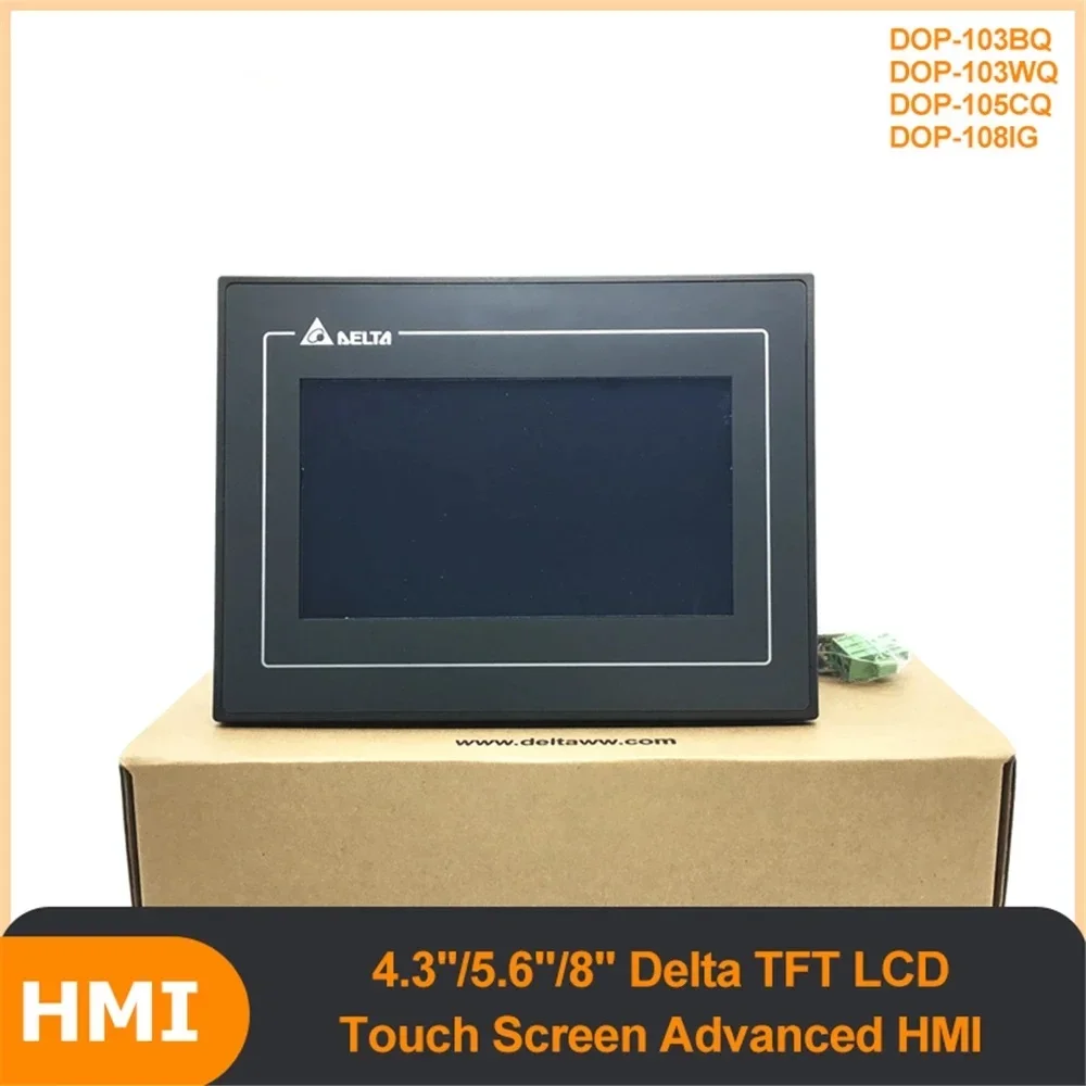 Industrial Automation  DOP-103WQ Touch Screen 4.3 Inch Human Machine Interface Display Replace DOP-B03E211