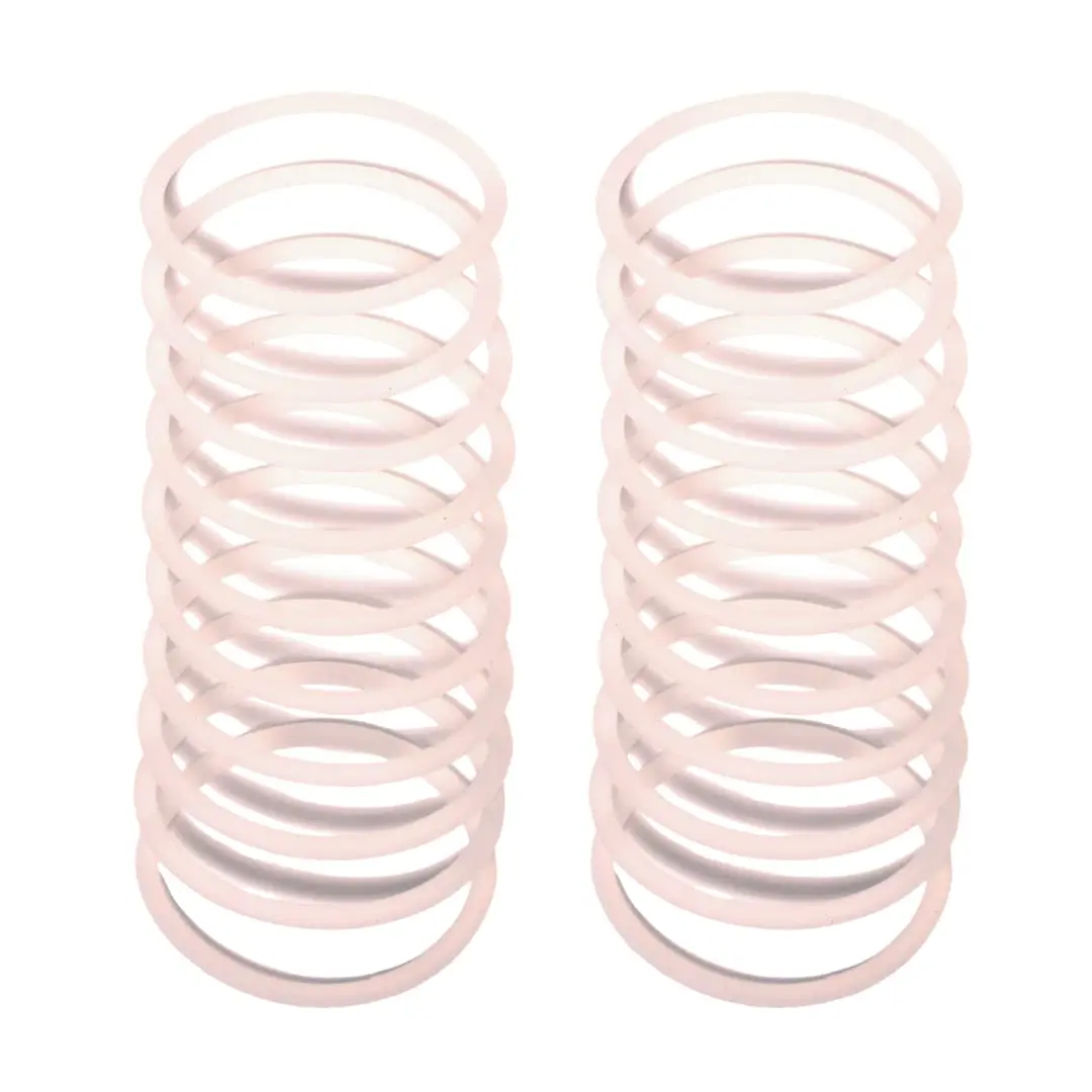 

Silicone Hair Ties, Last 10x Longer Than Rubber Bands, Ponytail Holders for Thick Hair, Women & Teens - 20 Pack