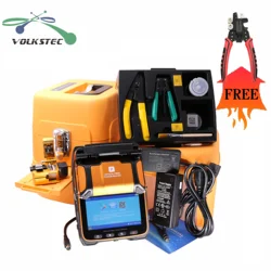 Signalfire AI-9 AI-6C Fusion splicer Machine 6 motor 5S splicing machine with VFL Optic power meter tool kits CE free shipping