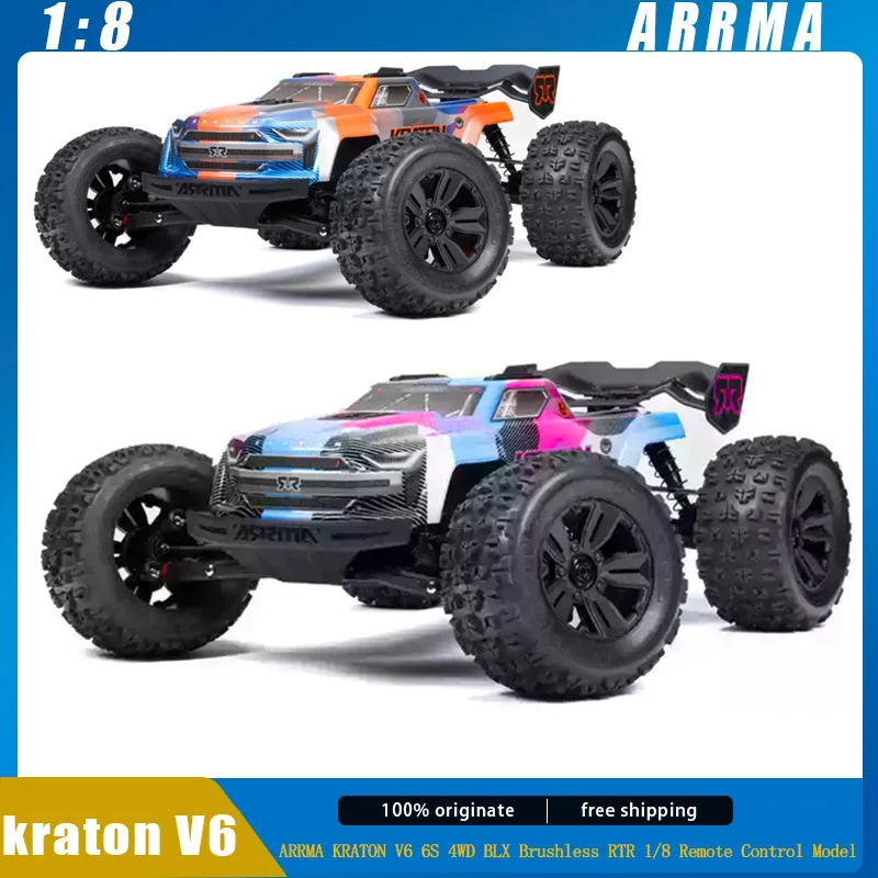 ARRMA KRATON V6 6S 1:8 Rc Cars BLX ARA8608V6 Rc Drift Car High Speed Remote Control Car Adult Toys Holiday Gifts Customized