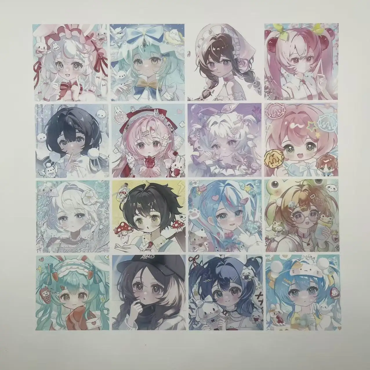 

Super Cute Avatar Stickers Sweet Girls Cartoon Collage Characters Guka Stickers DIY Decorative Handbook