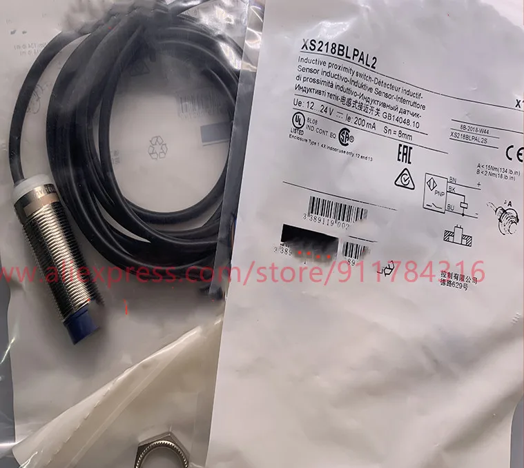 

3pcs New High quality Proximity switch XS218BLPAL2C XS218BLPAL2 XS218BLPBL2 XS218BLPBL2C XS218BLNAL2