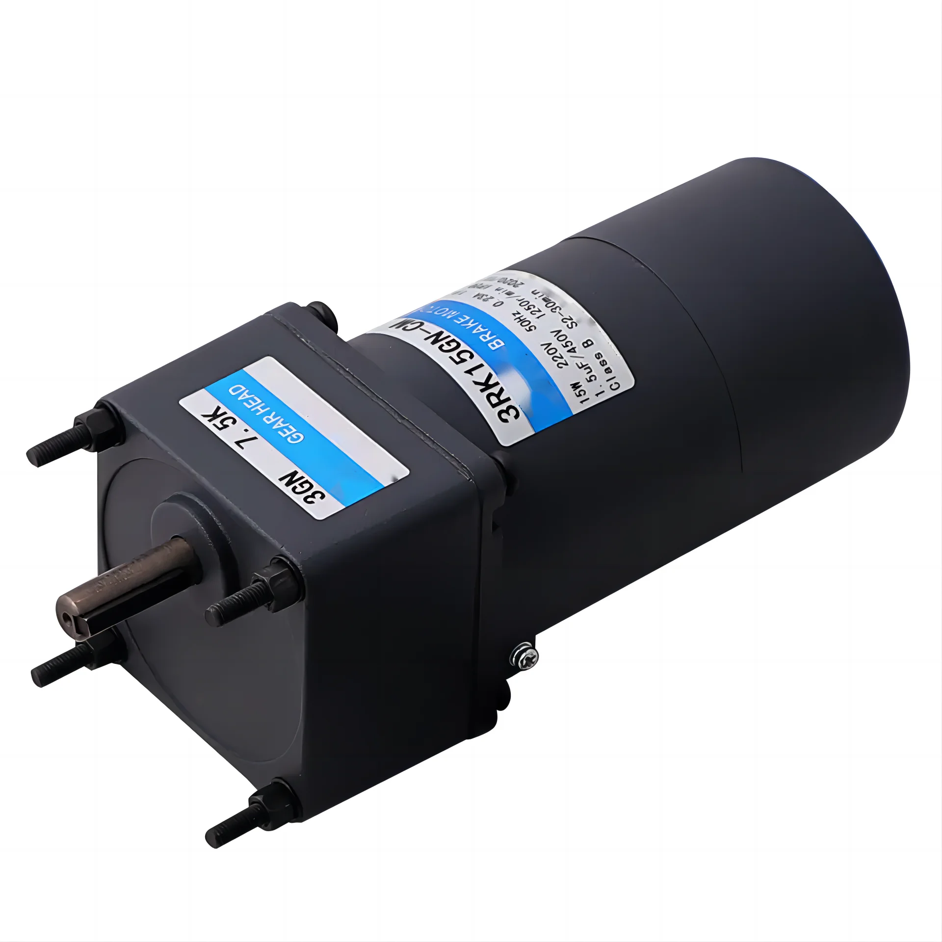 

3RK15GN-CM Single-phase 220V 230V 60HZ 4P AC Induction Brake Gear Motor High Torque Low Rpm Ratio 1:3 to 1:750 15W