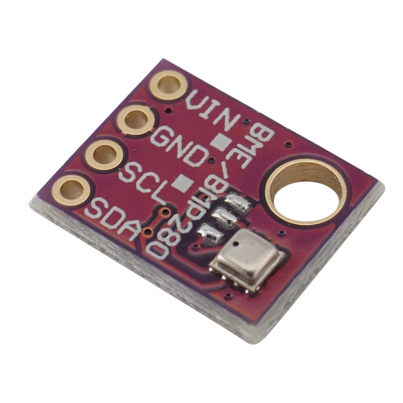 Módulo de Sensor de Pressão Barométrica Digital, Temperatura, Umidade, I2C, SPI, 1.8-5V, BME280, 5V