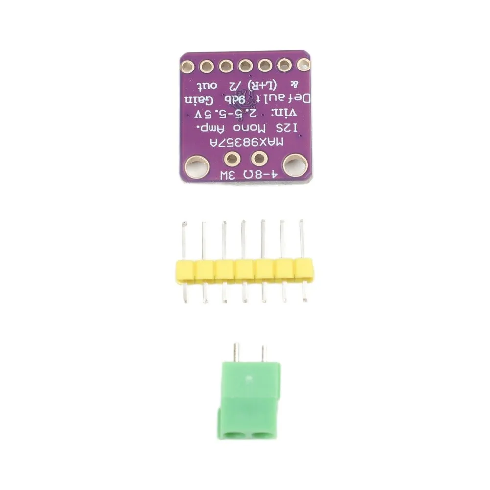 MAX98357 I/2S Au/dio 3W Class D Decoder Board With Gain Cont/rol For DIY Electronics Engineering Projects