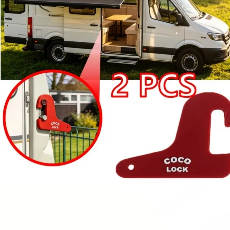 Caravan Habitation Door For CoCo Lock Anti Theft Safety Lock Durable RV Motorhome Living Door Security Lock Travel Camping Parts