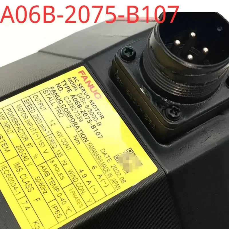 Brand-new A06B-2075-B107 Fanuc 4-axis motor servo motor encoder