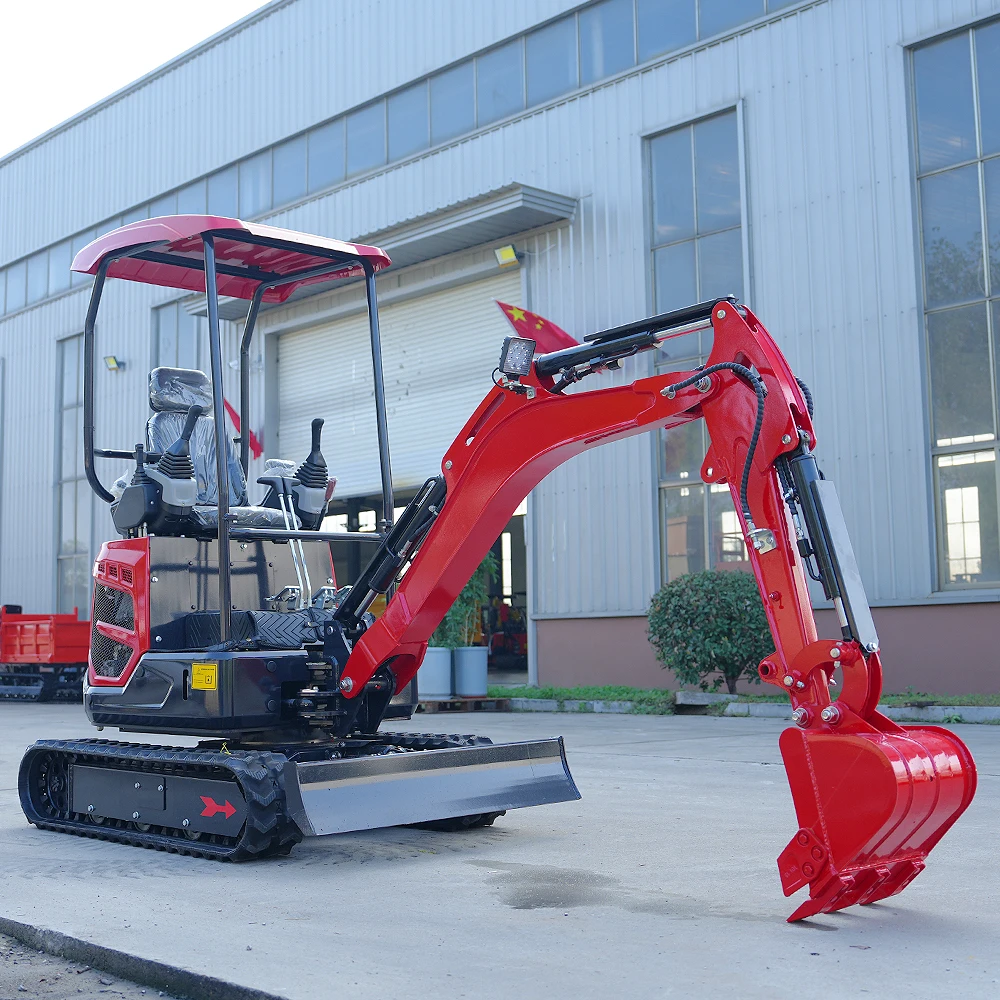

Free Shipping EPA/EURO 5 Mini Excavator Farm Garden Diesel Engine 1.8ton 2ton Customized Excavator Cabin Mini Digger for Sale