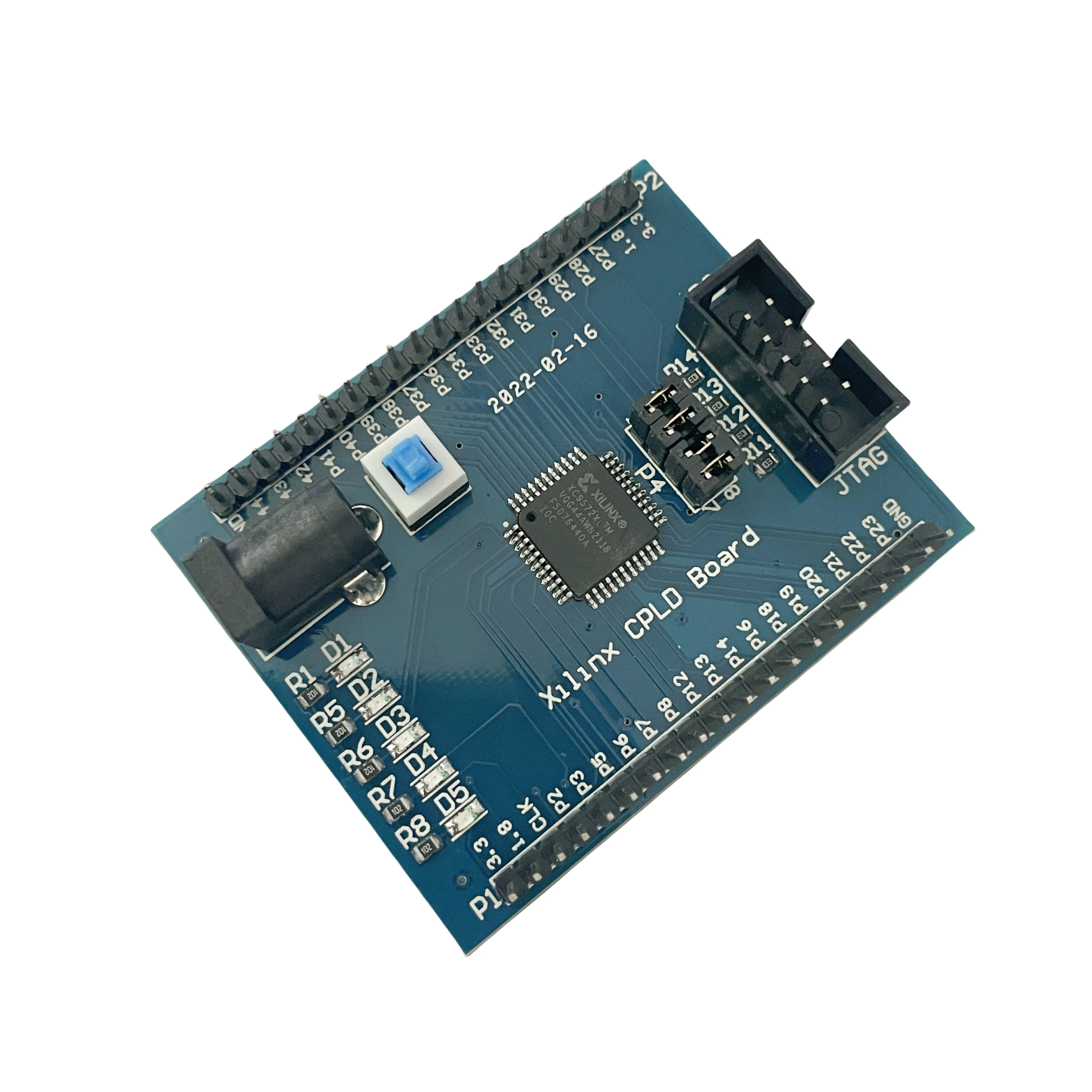 XC9572XL CPLD Development Board Brassboard Learning Board JTAG Interface DC Power Supply with Switch