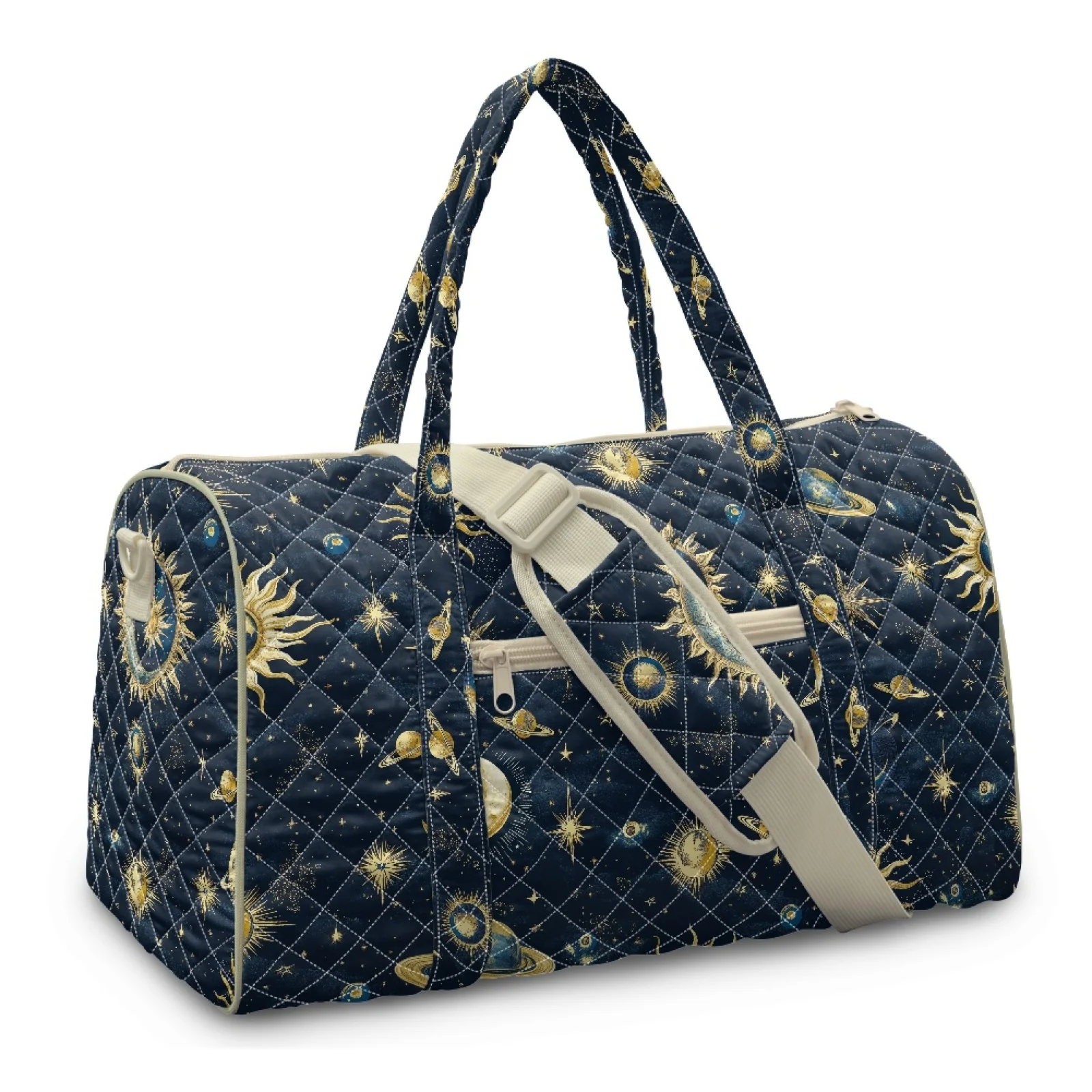 Coloranimal Casual Weekender Bag Lightweight Carry On Duffel for Camping Womens Celestial Star Moon 2026 New