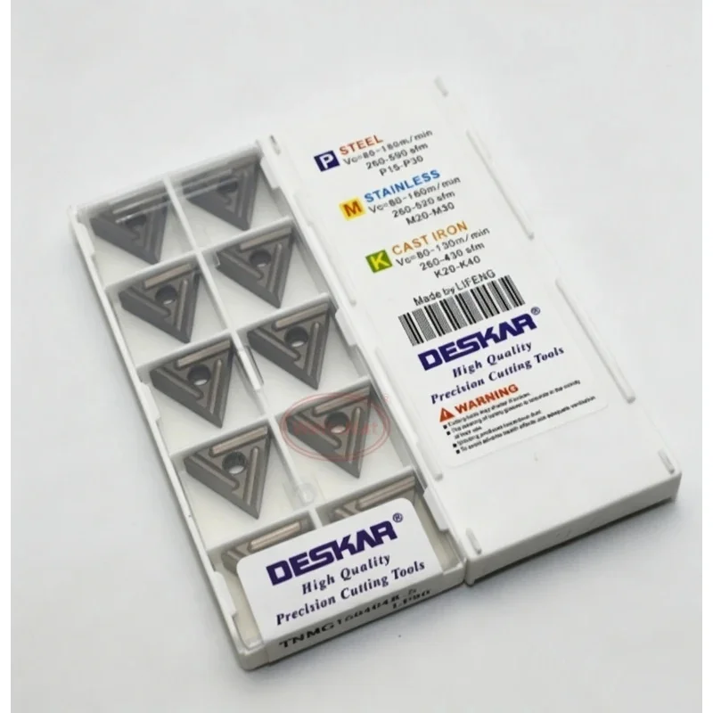DESKAR TNMG160404L-VF TNMG160404R-V LF90 Carbide Insert TNMG Inserts