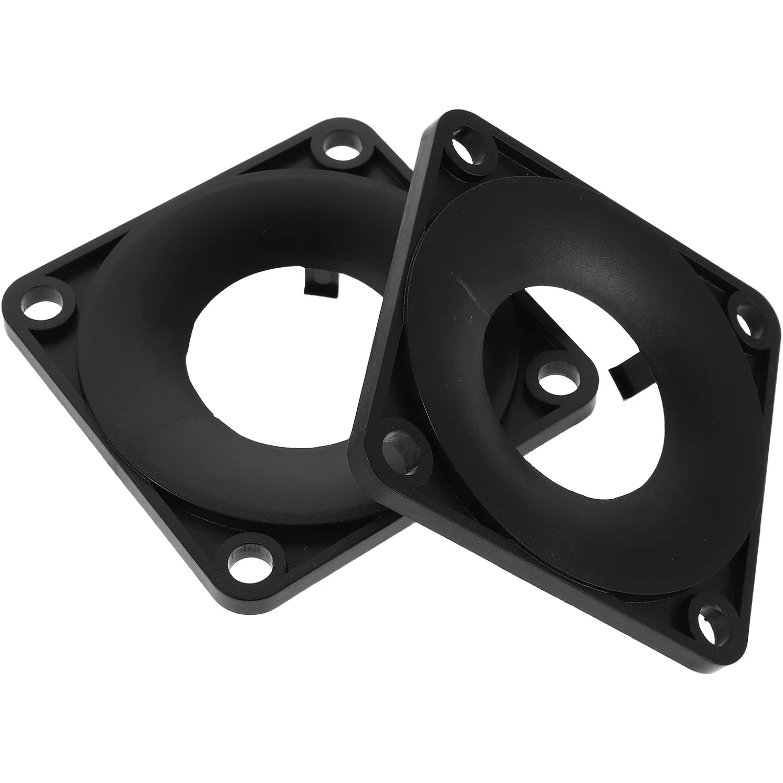 2Pcs High Fidelity Speaker Cover Car Protector Dashboard Square Horn Panel Plastic Dust Cap Audio Speaker Guard Cover