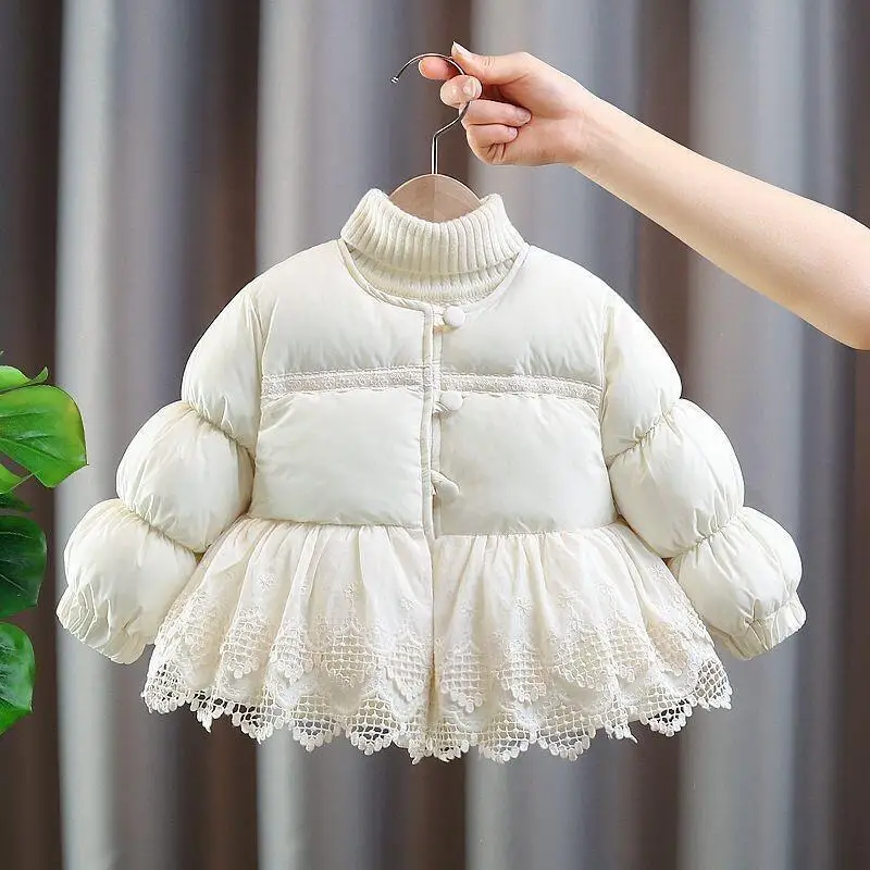 

Thickened Cotton Clothes Fashion Children's Clothing Baby's Western Style Velvet Winter Coat Jacket M354 Warm Girls' Padding