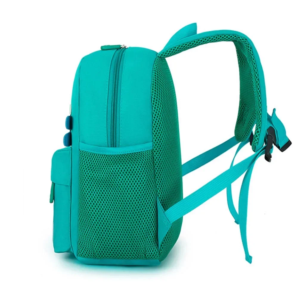 Cartone animato simpatico dinosauro Bookbag nome personalizzato bambini scuola materna ragazzi ragazze zaino per 3-8 anni con nome ricamato