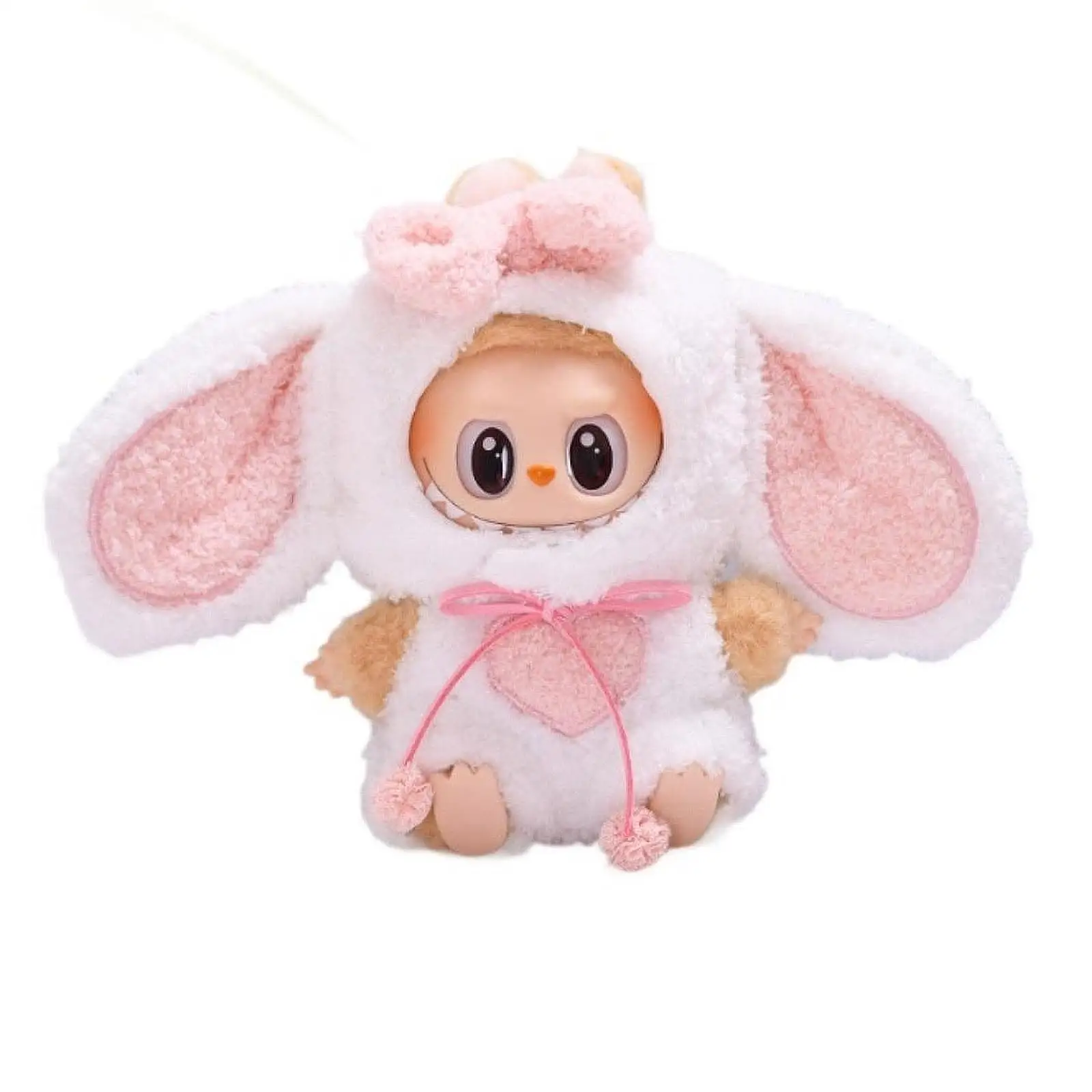 

2 комбинезона и шляпа с кроликом для кукол, миниатюрная одежда для кукол 15-17 см, подарки на День Благодарения