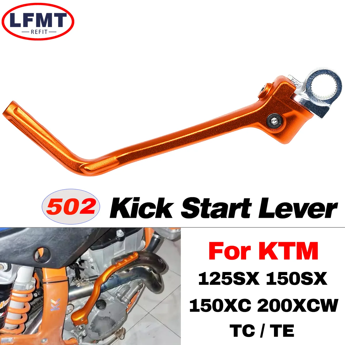 

Motorcycle CNC Forged Kick Start Lever Pedal For KTM 125SX 150SX 150XC 200XCW SX XC XCW 125 150 200 2012-2016 Universal Parts