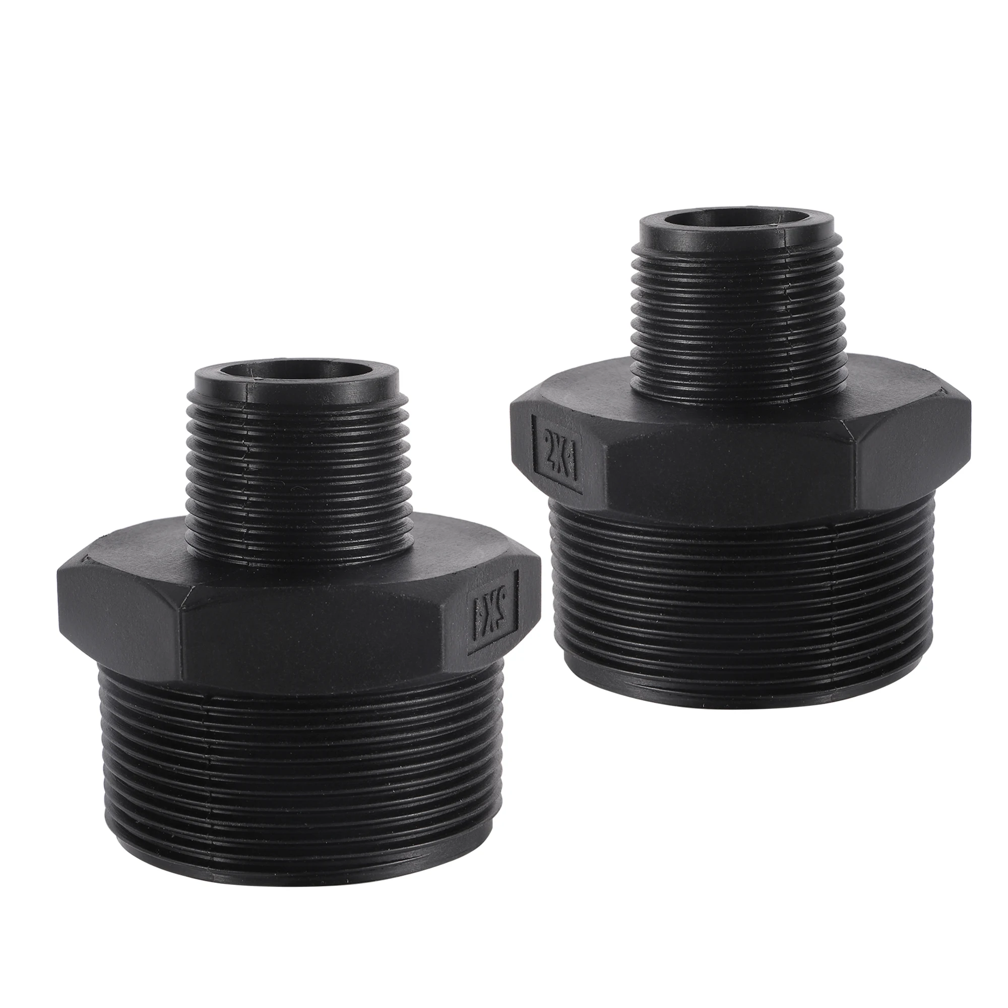 1Inch Male Thread To 2 Inch Male Thread Garden Hose Reducing connector 59mm Plastic Hose Fitting Faucet Adapter 1Pc