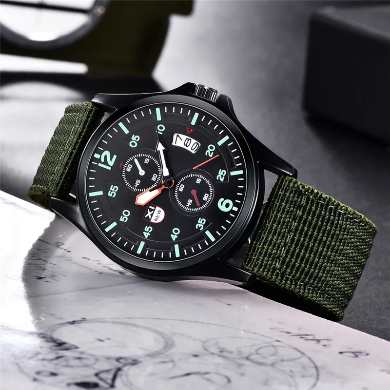 

Relogios Masculinos 2025 XINEW Cheap Watches For Men Fashion Casual Nylon Band Sports Date Quartz Vintage Watch Reloj Hombre