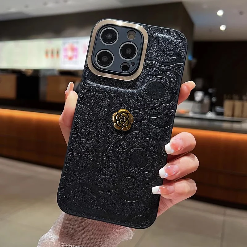 革製の携帯電話ケース,iphone用の豪華な保護ケース,無地,ゴールドのレター,ファッショントレンド15,iphone 14,iphone 13, iPhone 12 pro max