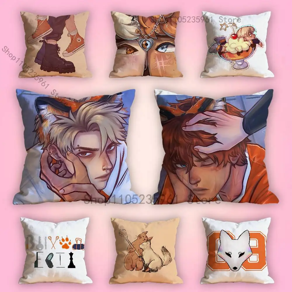 

The F-Foxhole C-Court Andreil Various Sizes Square Pillow Case For Car Home Bedchamber Decor Custom Valentine gift