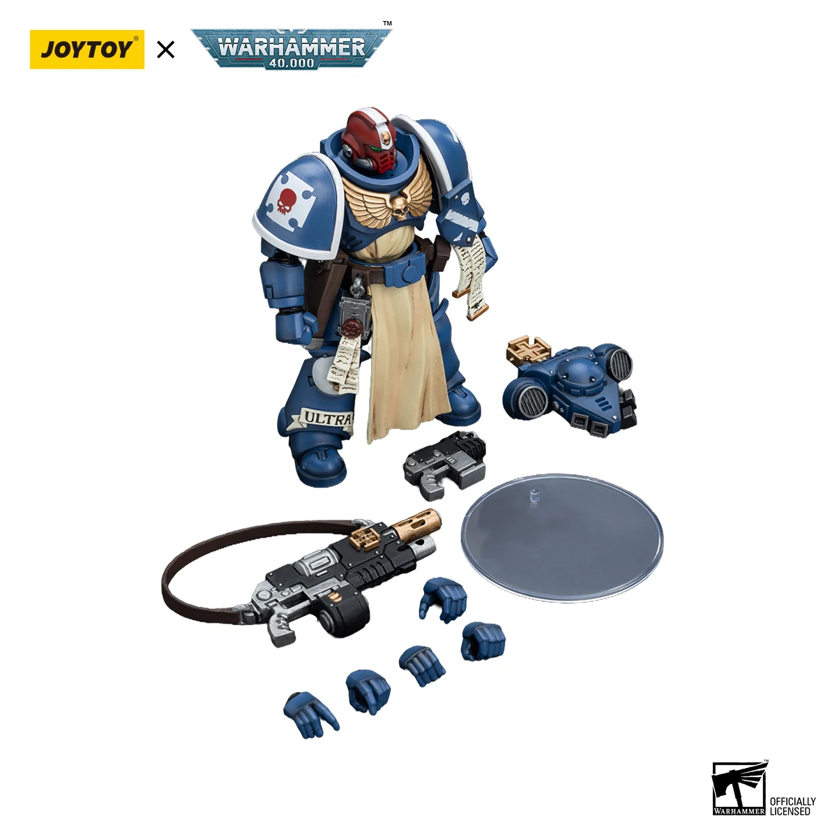 JOYTOY 1/18 Action Figure Warhammer 40K Ultramarines Sternguard Veteraan Sergeant Model Speelgoed