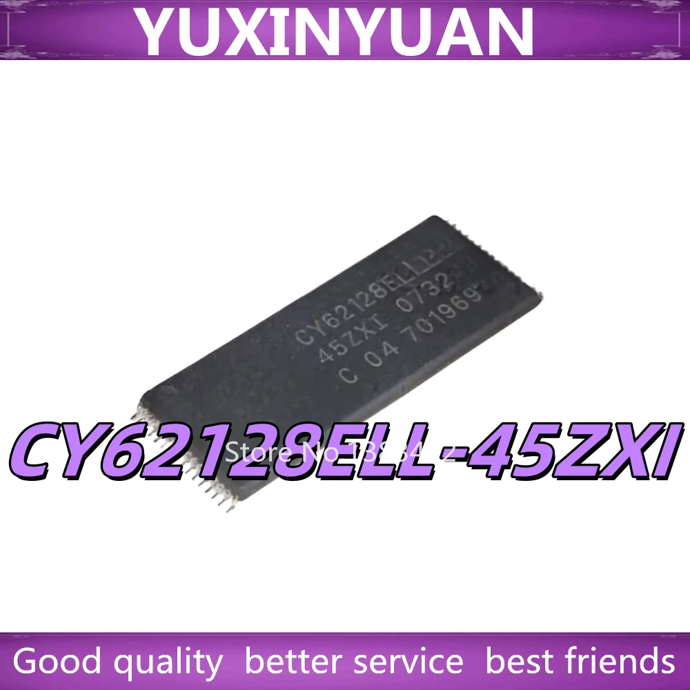 5PCS New Original CY62128ELL-45ZXI CY62128ELL-45 ZXI TSOP32 Static random access memory chip In Stock