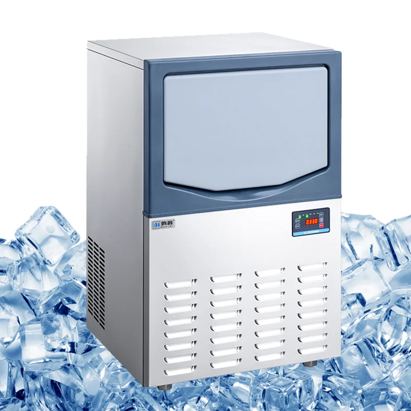 

Commercial Automatic Ice Maker Cube Top Electric Household & Hotel Use 49kg Stainless Steel Factory Machine Wholesale Price Sale