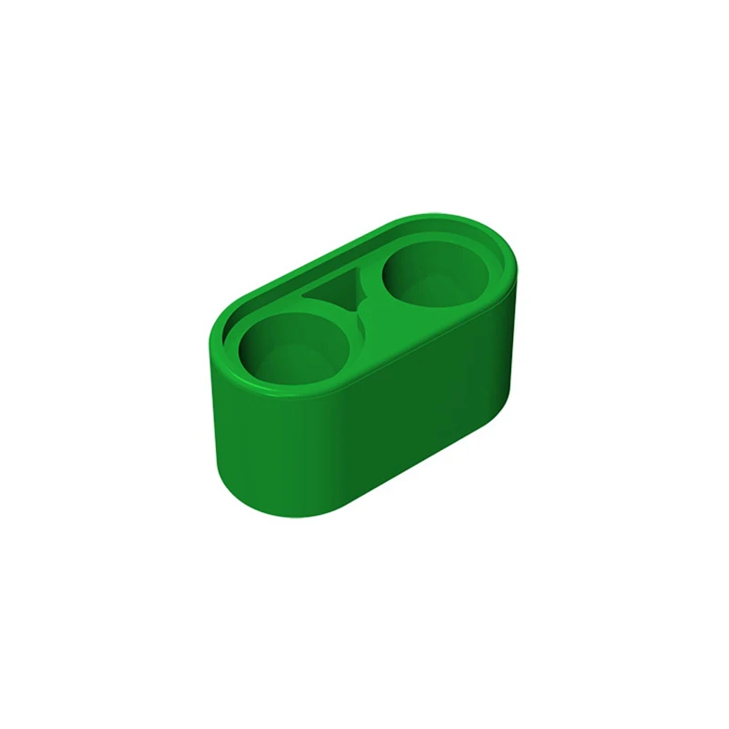 Gobricks-10 piezas de piezas MOC 43857, Beam de alta tecnología 1x2, bloques de construcción compatibles con Liftarm, bloques de construcción DIY,