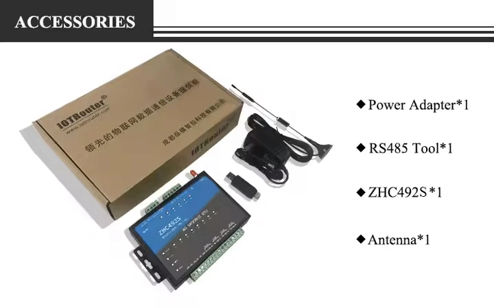 4G CAT-1 JSON Gateway Modbus RTU RS485 4DI/4DO Module MQTT Wireless Controller for IoT Communication Supports 2 Signal Relays