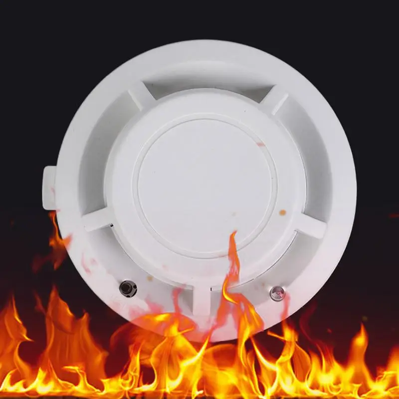 Fire Detector Small Home Fire Detectors Wireless Interconnected Kitchen Alarm Battery Operated Photoelectric Fire Detector with