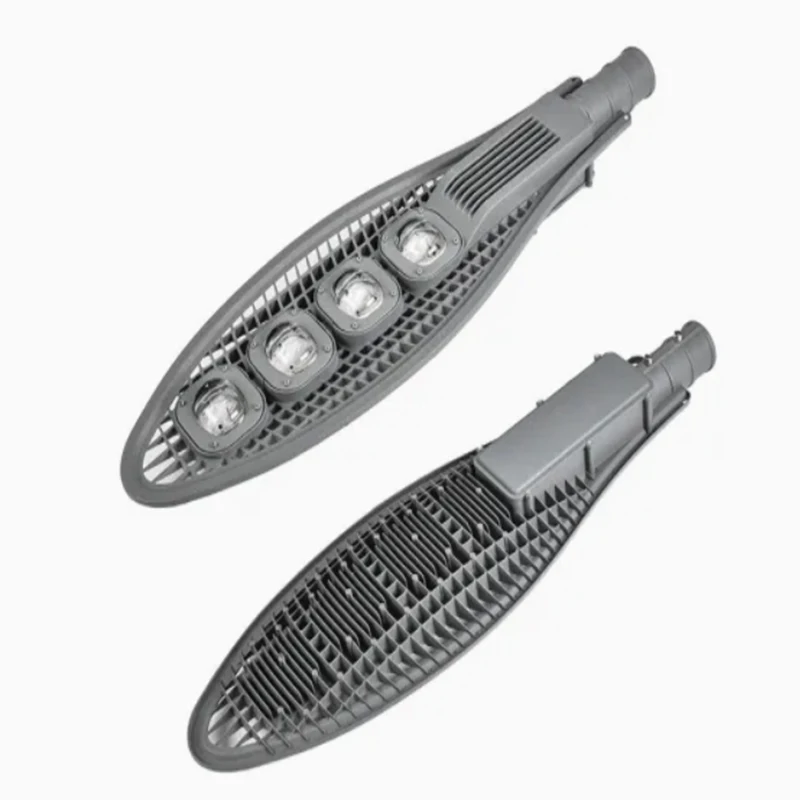 Customized processing aluminum alloy die-casting outdoor road lighting fixtures heat dissipation modular street lamp body