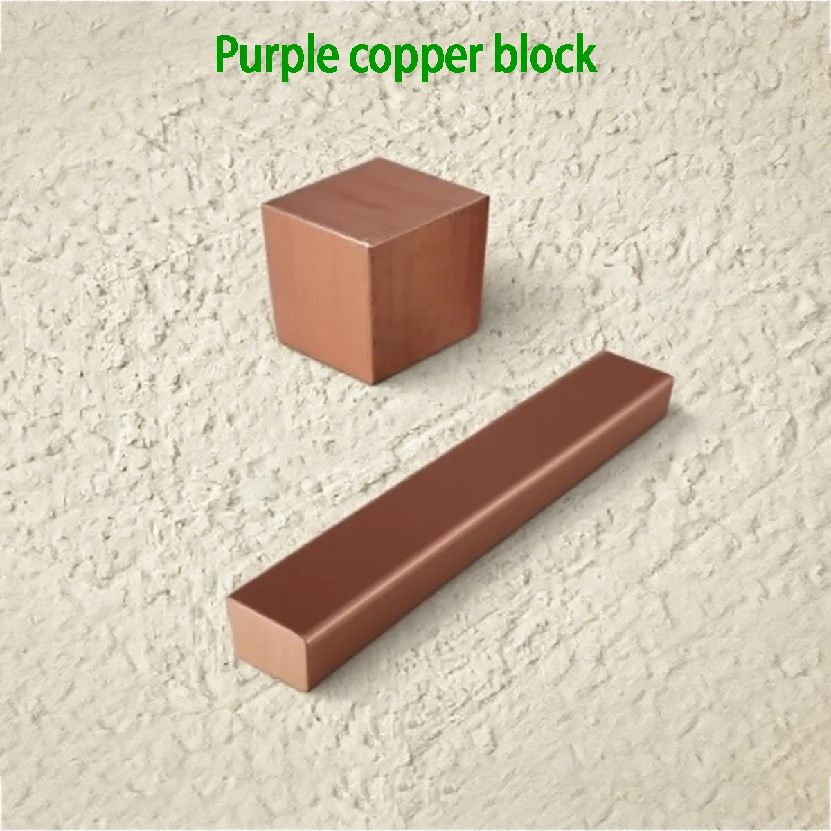 1 قطعة النحاس الأرجواني مكعب كتلة بار مربع قضيب لوحة ورقة DIY بها بنفسك برشام المواد ، قطع تعسفي مواد البناء
