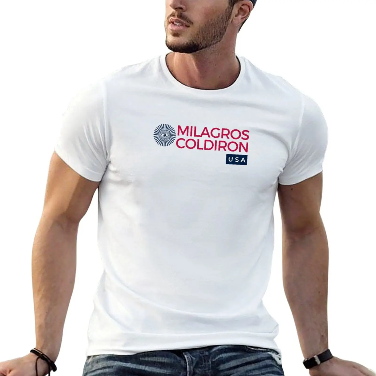 Milagros Coldiron USA II (William Gibson T-Shirt High Elasticity Sports Tee Shirt