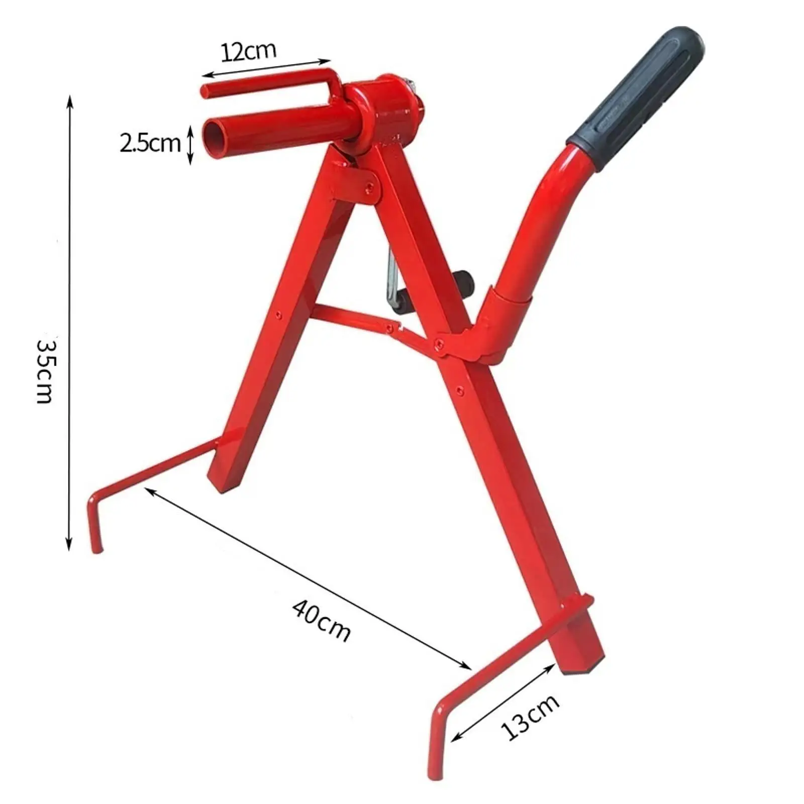 Portable Foldable Hose Reel Cart Heavy Duty Hand Crank for House Cleaning and Outdoor Irrigation