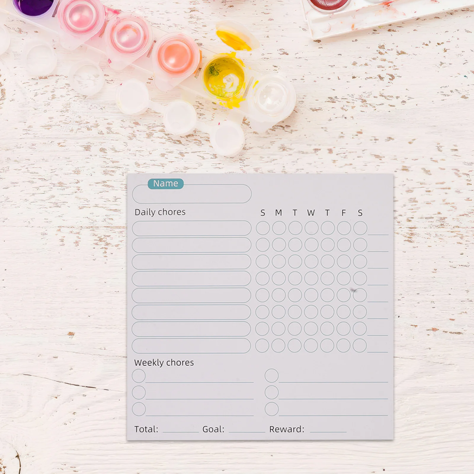3 قطع مخطط المهام الجاف للمسح الأسبوعي للأطفال، منظم المسؤولية العائلية، مرفق الثلاجة، مخطط أسبوعي