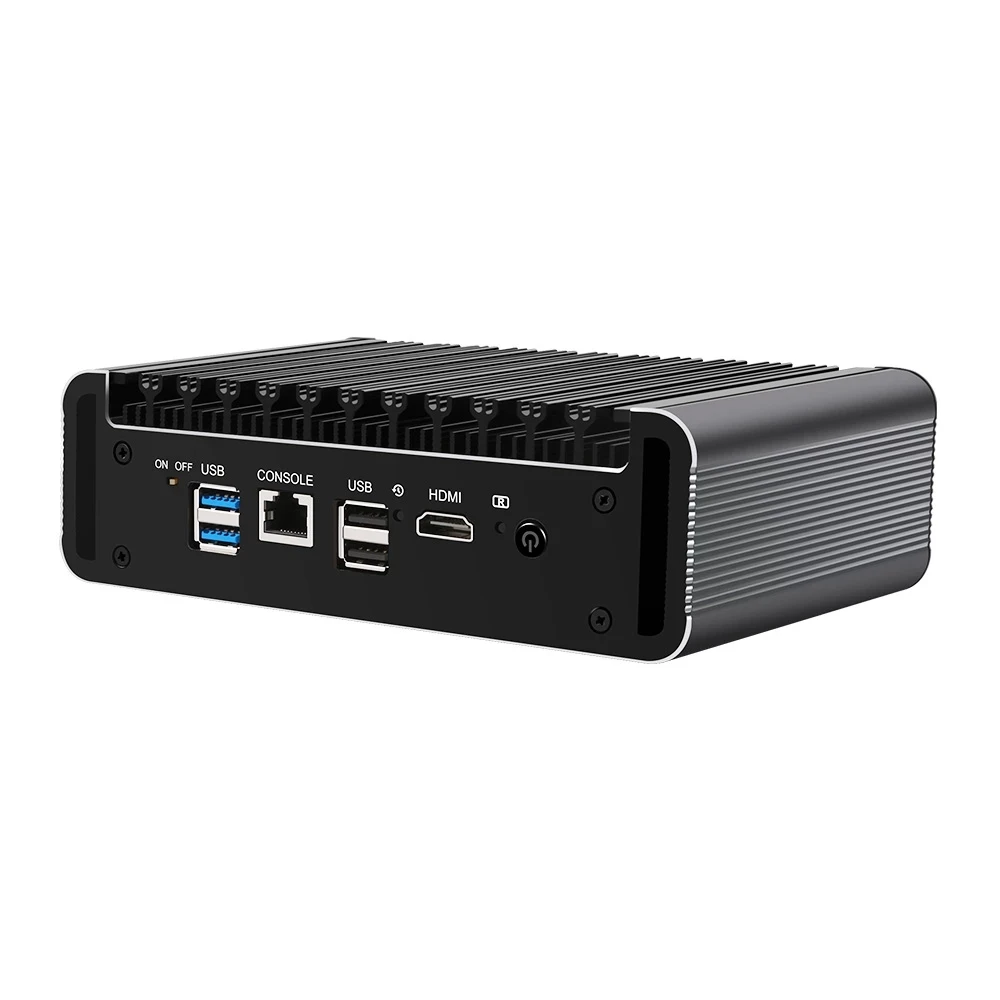 Imagem -03 - Mini Fanless Firewall Router Elkhart Lake Celeron J6413 J6412 6x Intel I226-v 2500mbps Nics pc Opnsense Proxmox 12th Gen