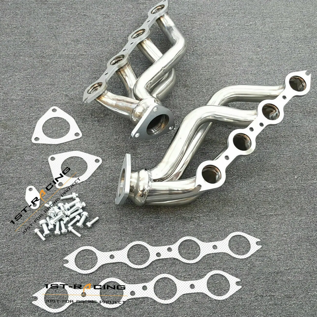 Shorty Headers 1999-2006 (6.0L Engines) Stainless for Chevrolet Silverado & GMC Sierra Truck & SUV 