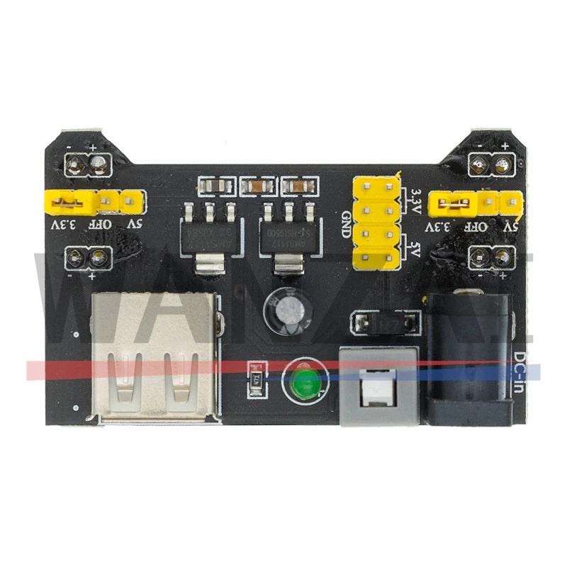 with box 3.3V/5V MB102 Breadboard power module+ MB-102 830 points Prototype Bread board kit +65 jumper wires