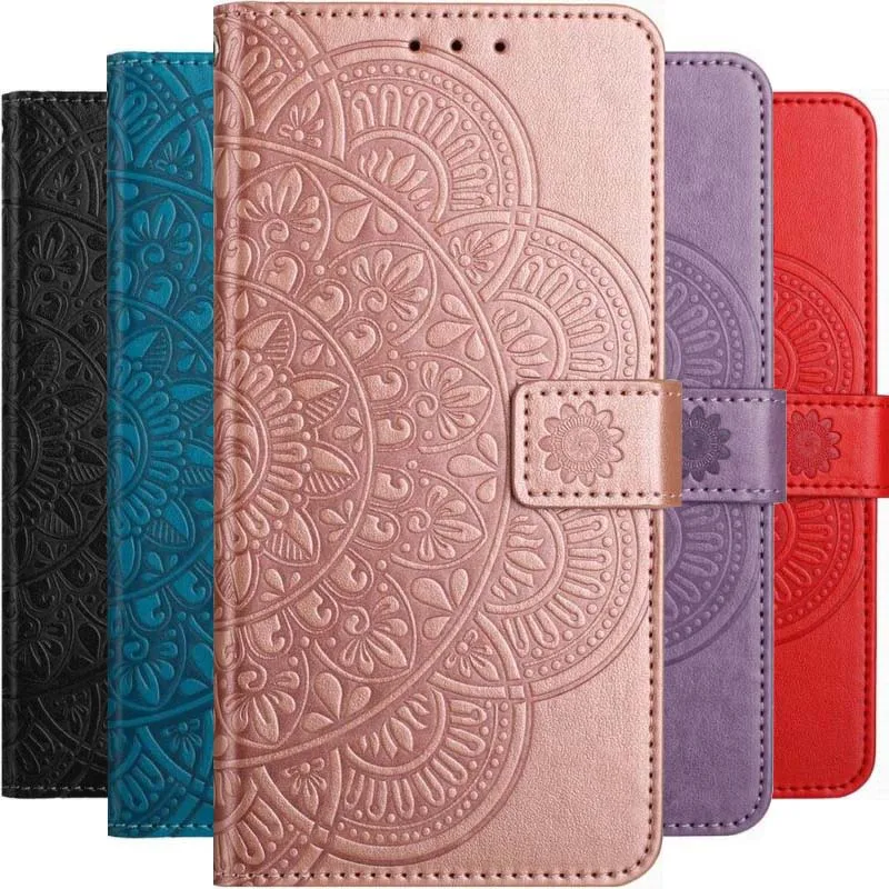 Lovely Woman Flip Case For OPPO A54 A93 A36 A76 A17 A18 A38 A58 A78 A57 A77 A74 A96 A94 5G Wallet Stand Card Storage Cover #PGD