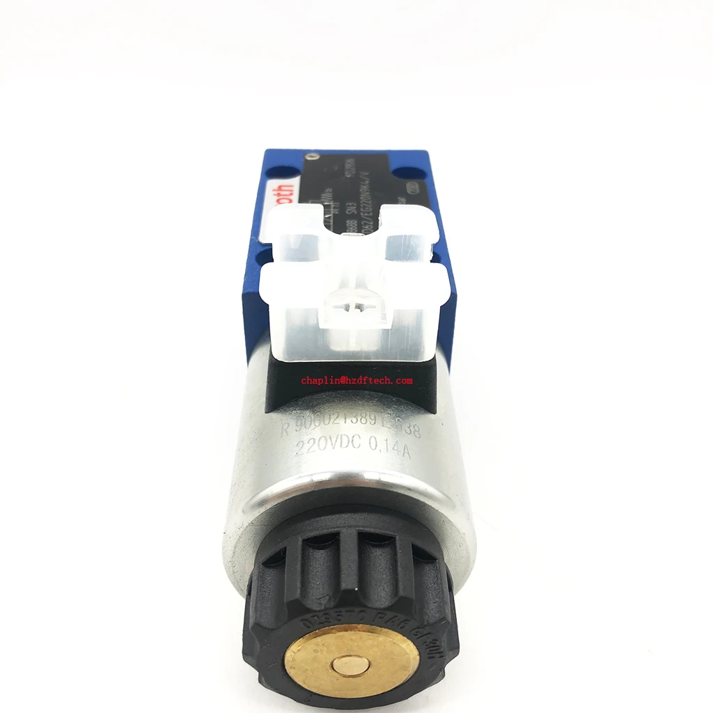 Válvula deslizante direcional de ação direta R901008688 4WE6D62/EG220N9K4/V com partida eletromagnética