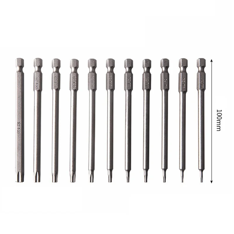 A26I-11Pcs Hex Screwdriver Set Extended Hex Handle Screwdriver Multi-Function Tool Set Durable Easy To Use