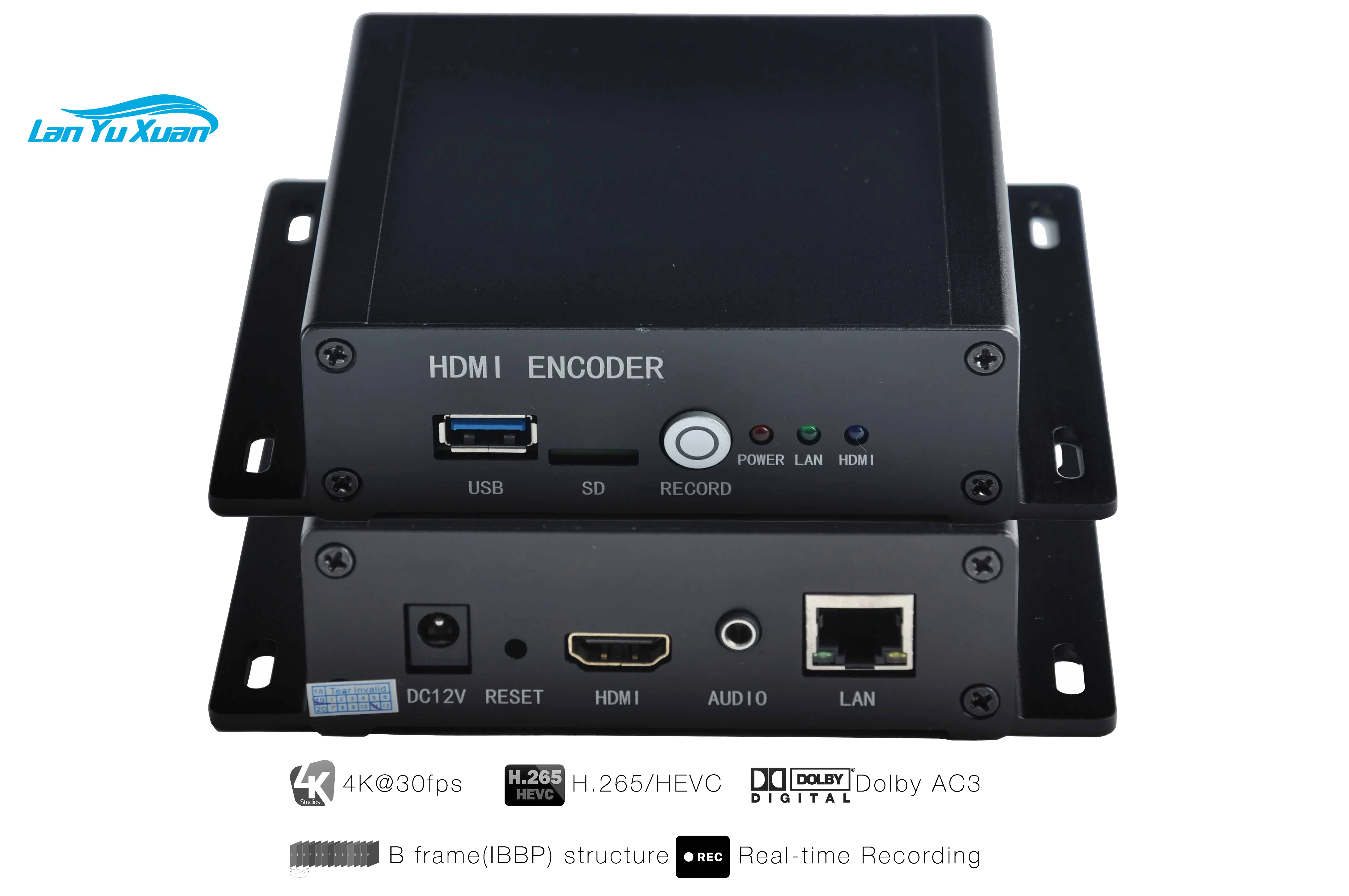 DMB-8900AU-EC HD to IP H.265 HEVC 4k 30 FPS Encoder  for Live Streaming Server